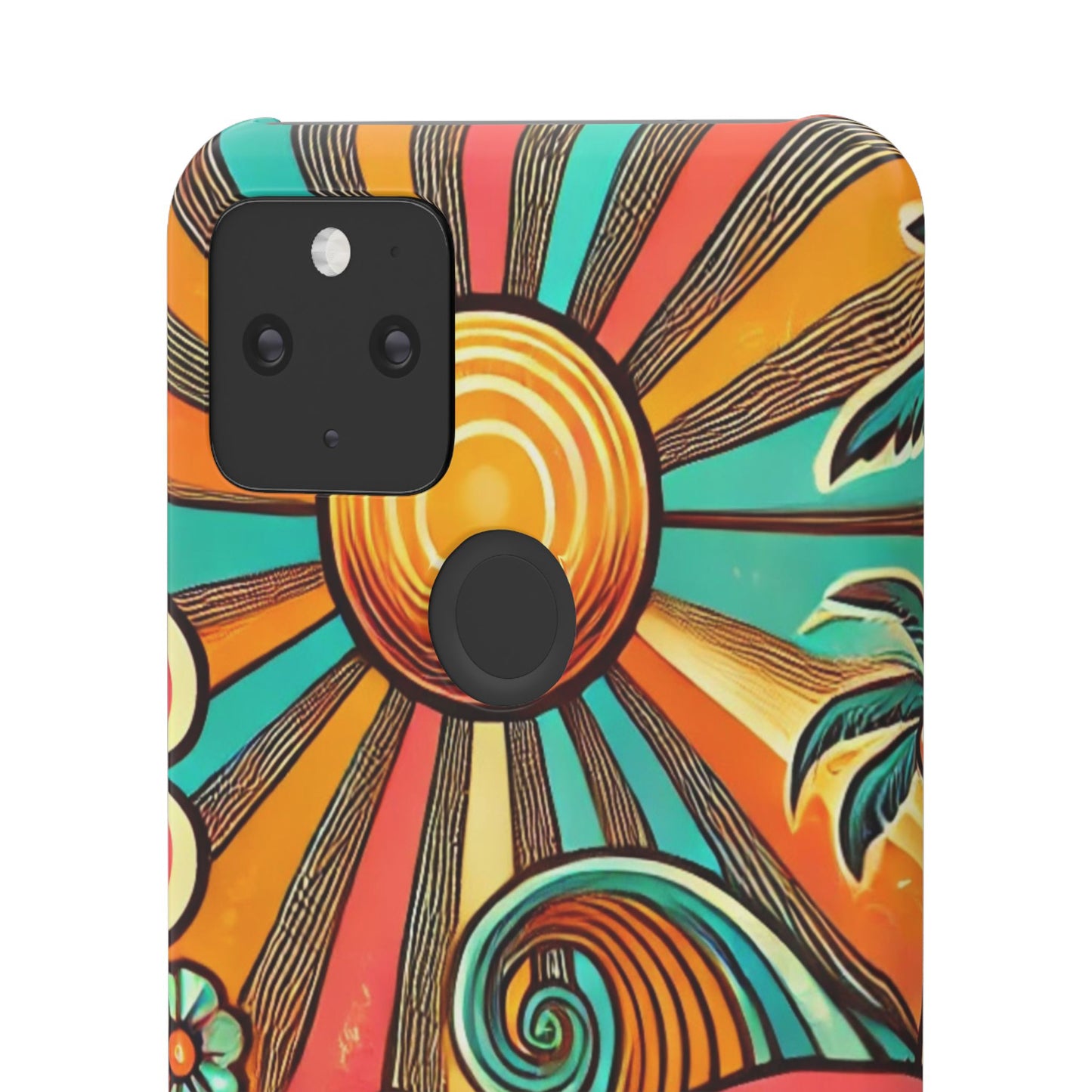 Groovy Sunburst Snap Phone Case