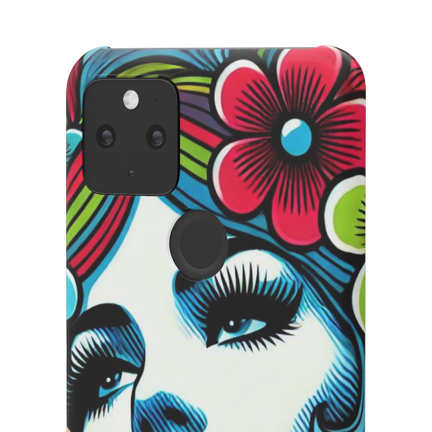 Psychedelic Flower Power Pop Art Snap Phone Case