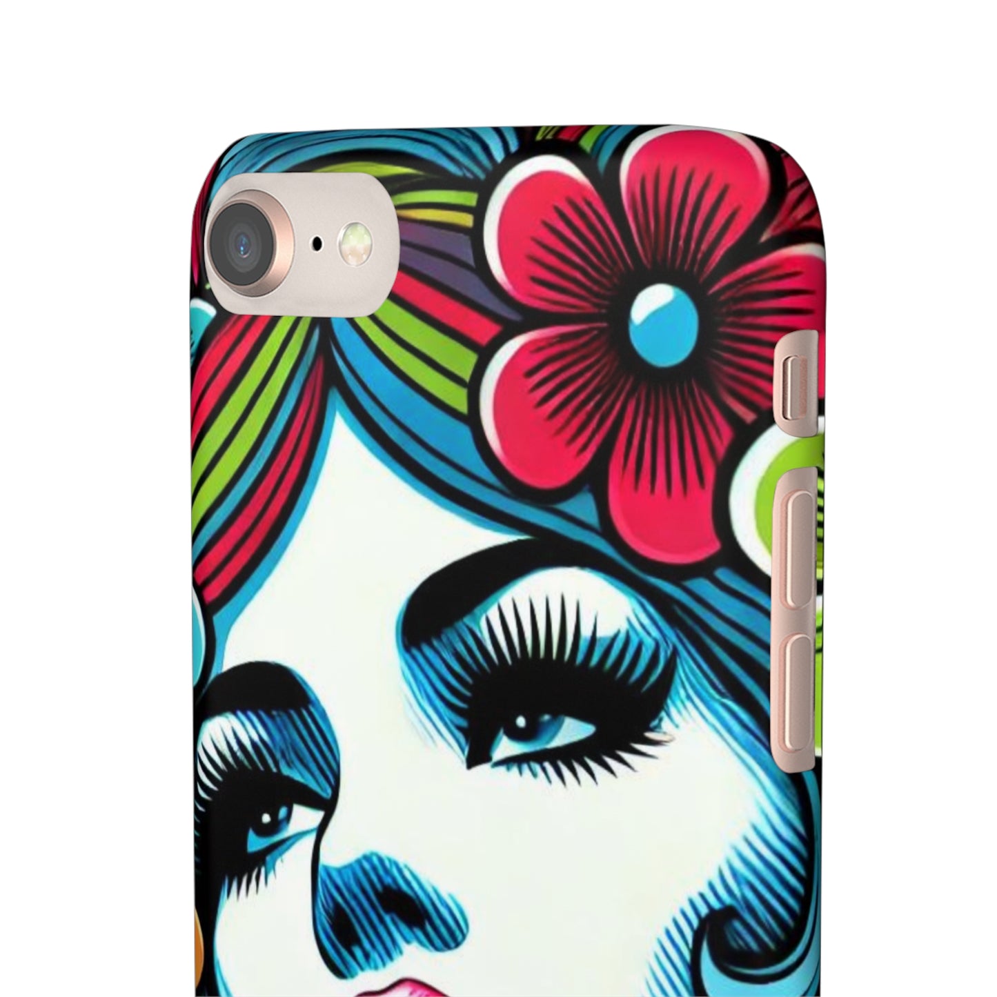 Psychedelic Flower Power Pop Art Snap Phone Case