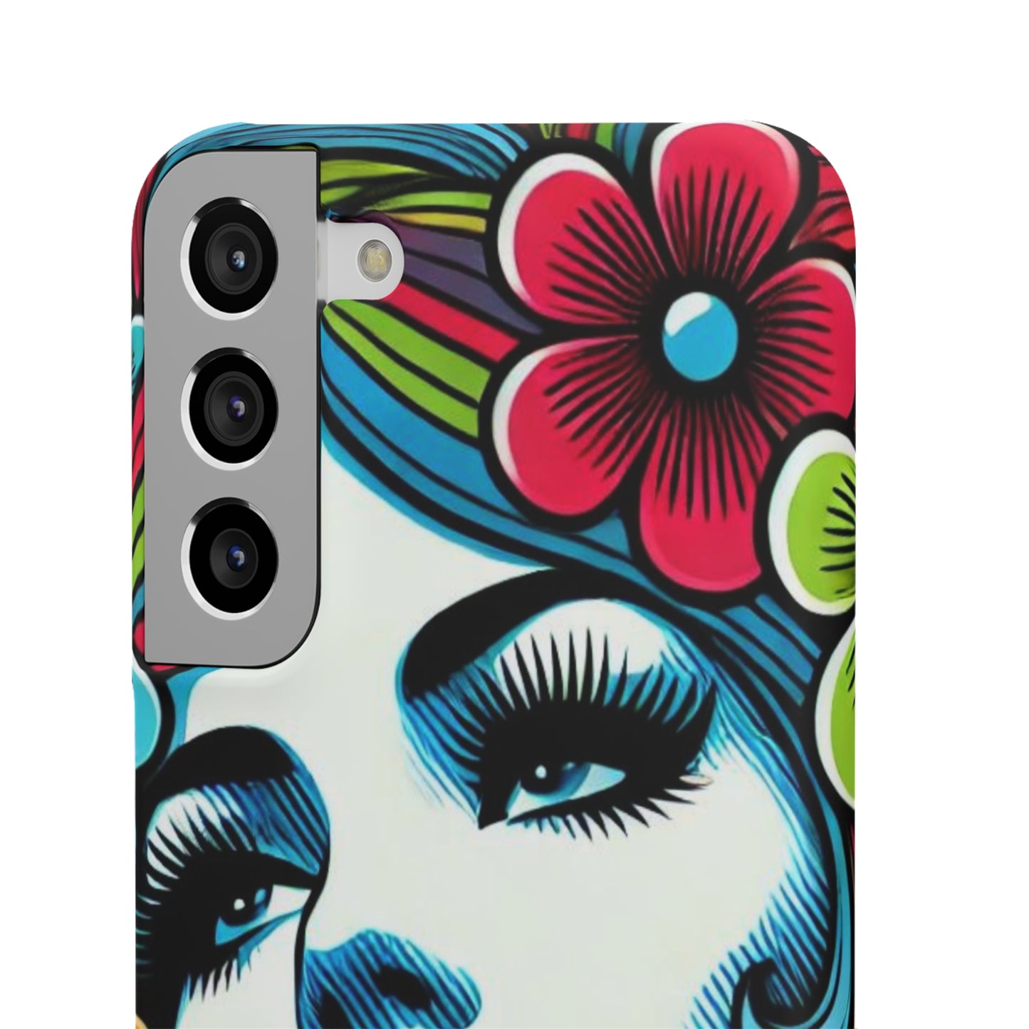 Psychedelic Flower Power Pop Art Snap Phone Case