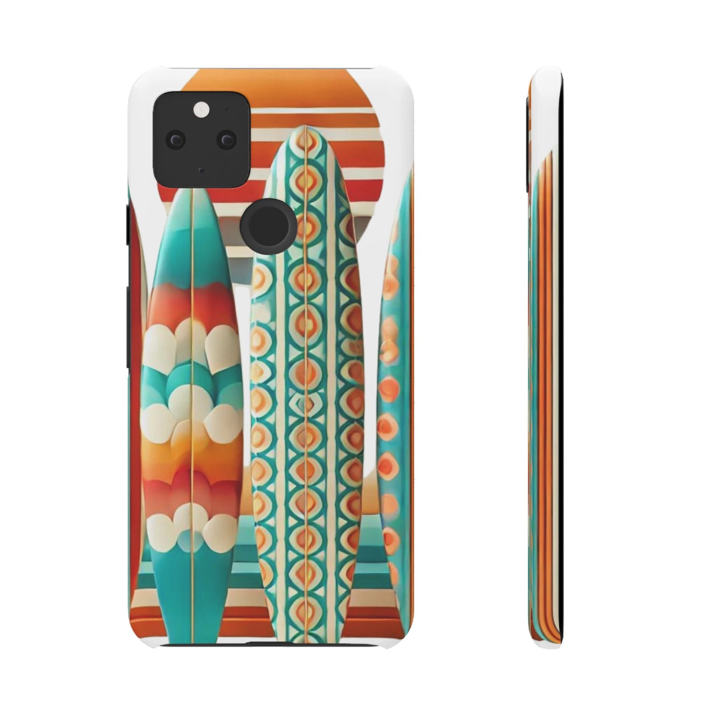 Retro Beach Surfboard Snap Phone Case