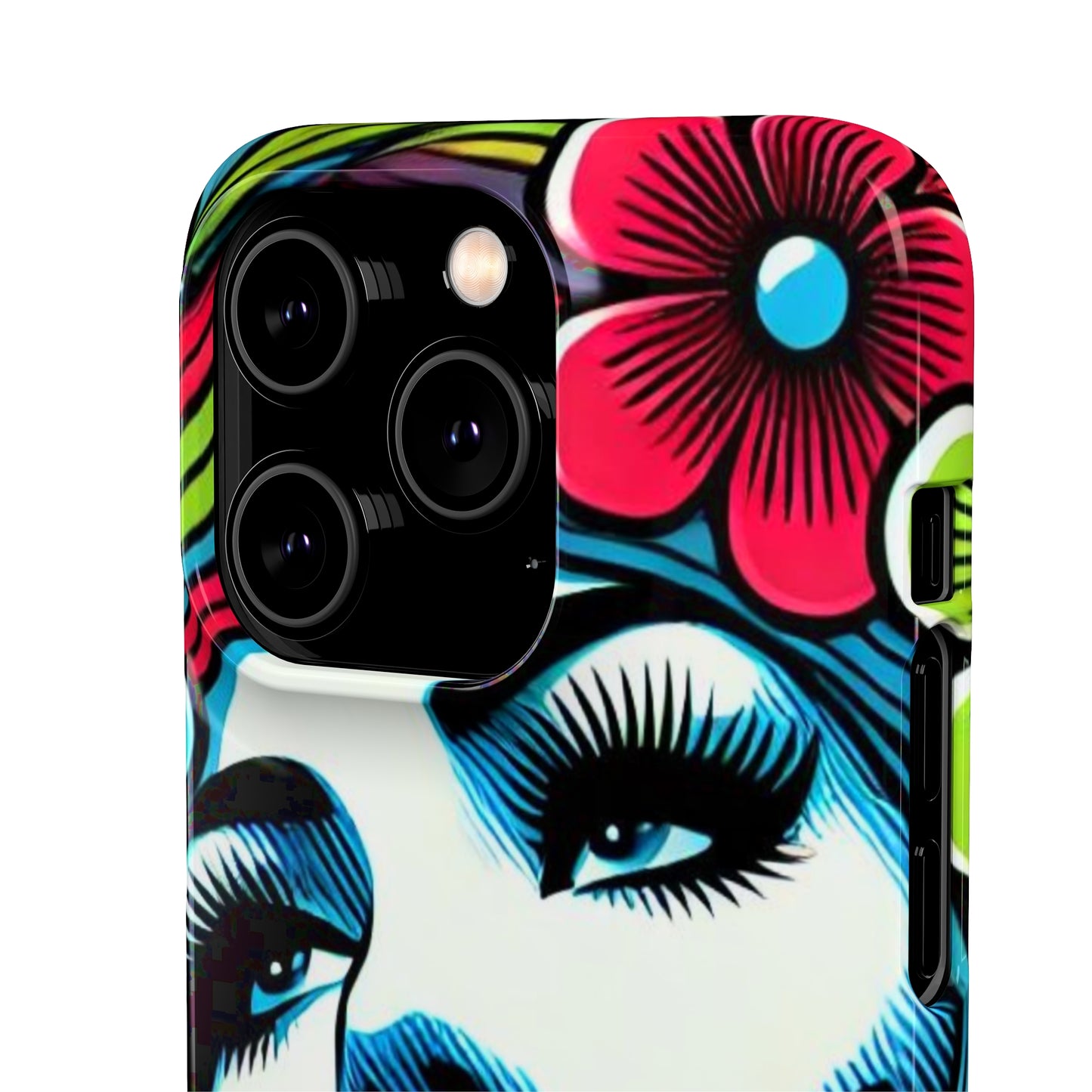 Psychedelic Flower Power Pop Art Snap Phone Case