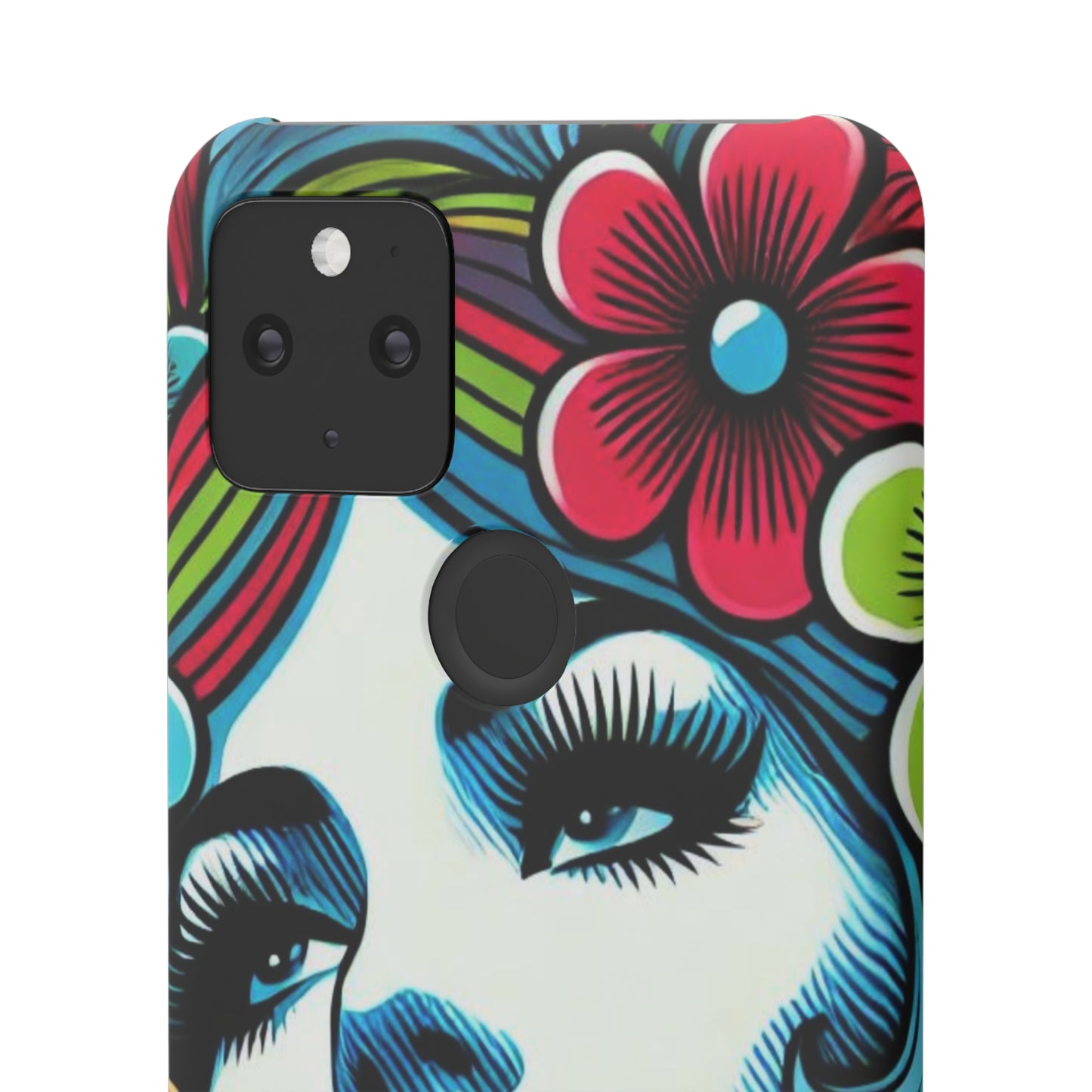 Psychedelic Flower Power Pop Art Snap Phone Case