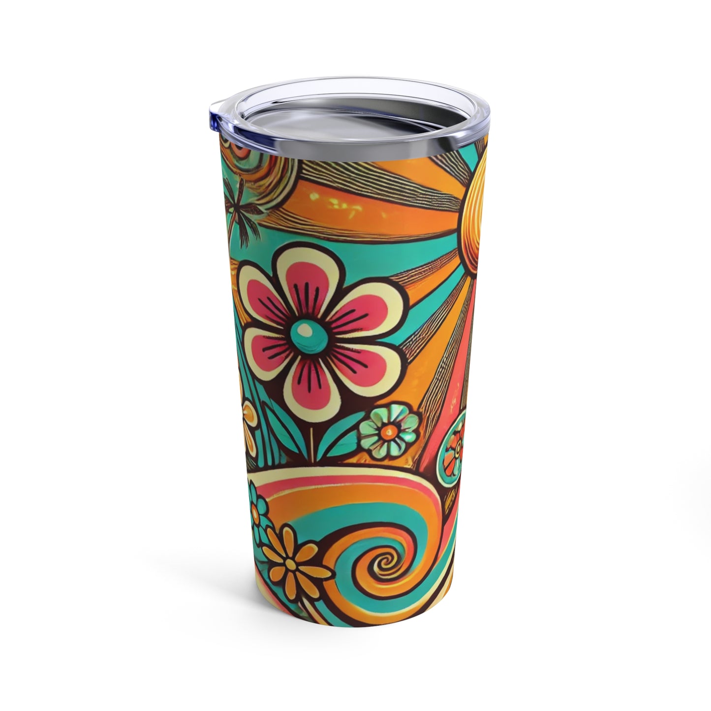 Groovy Sunburst 20oz Tumbler