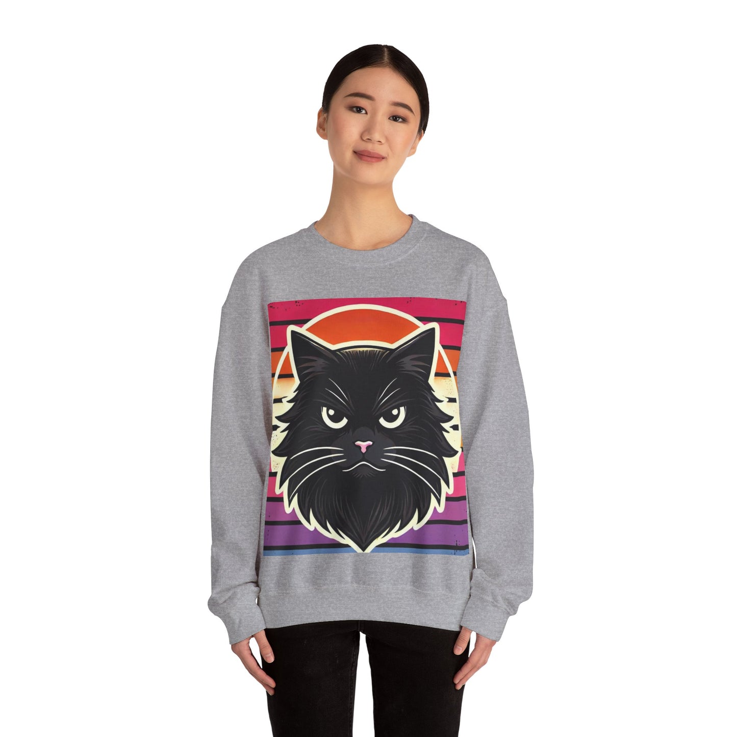 Grumpy Cat Unisex Crewneck Sweatshirt