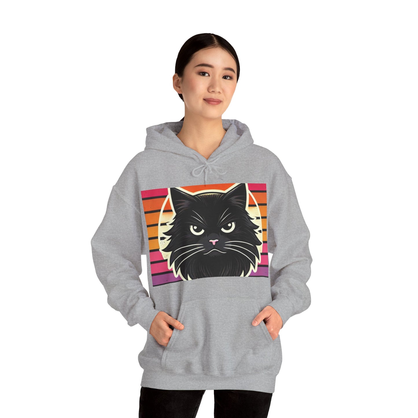 Grumpy Cat Hooded Unisex Sweatshirt - Hoodie