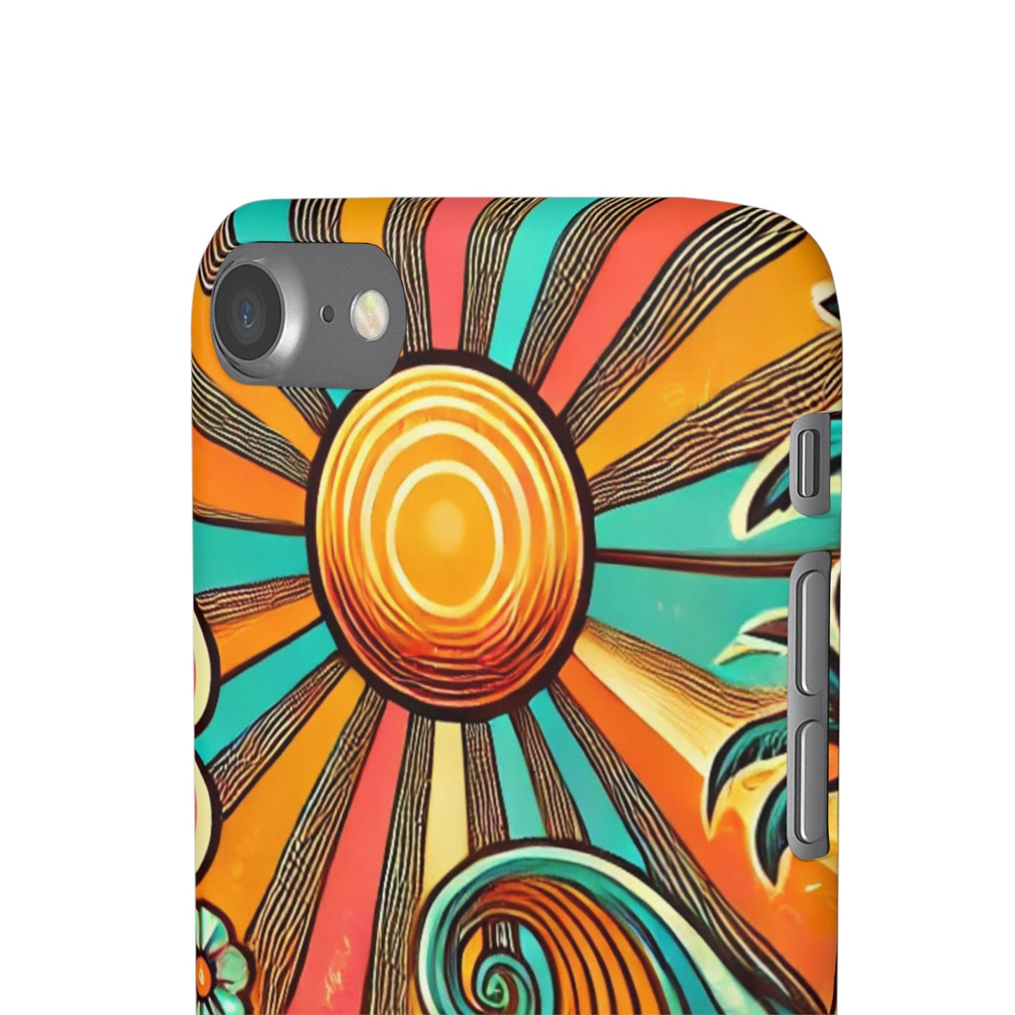 Groovy Sunburst Snap Phone Case