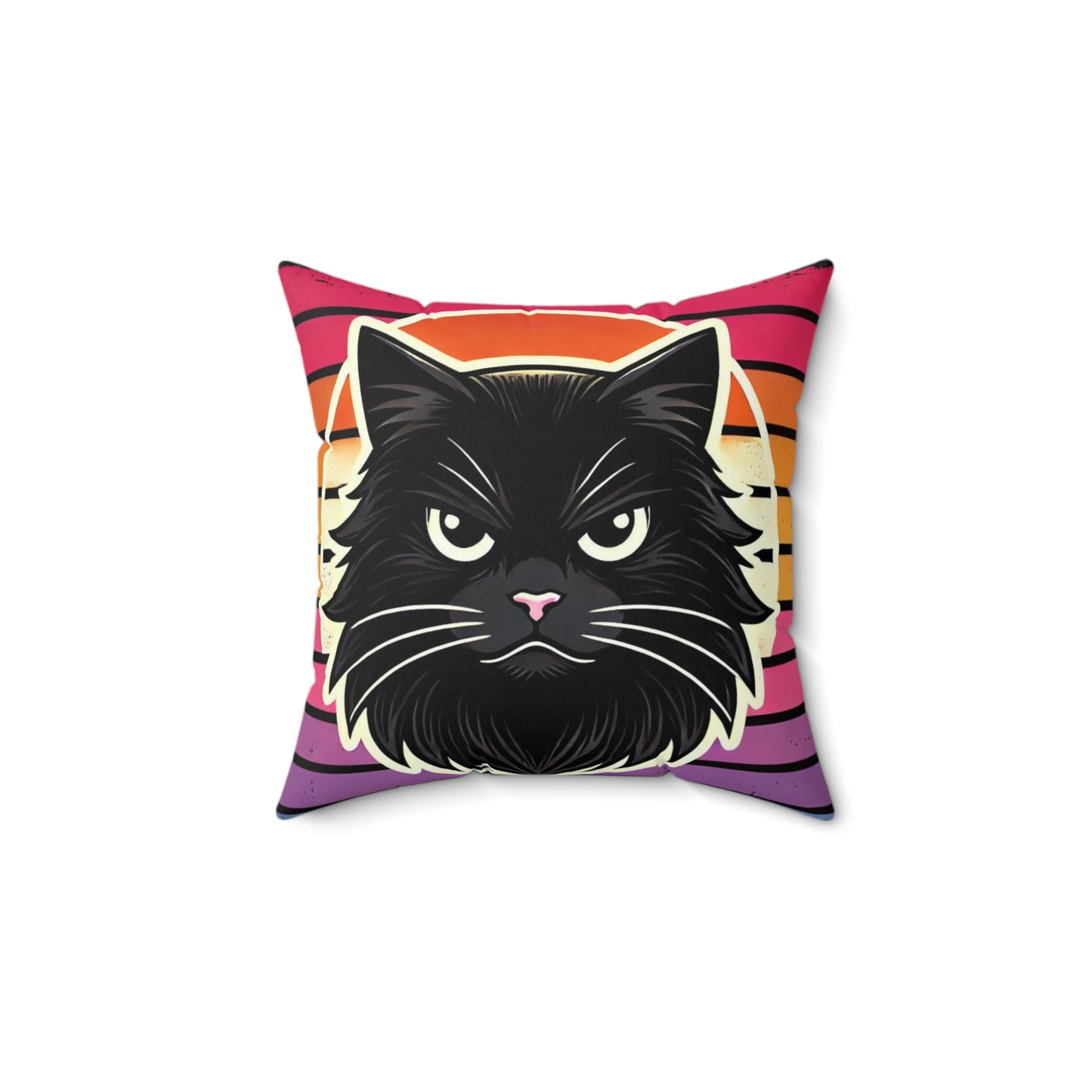 Grumpy Cat Square Pillow - 14" x 14"