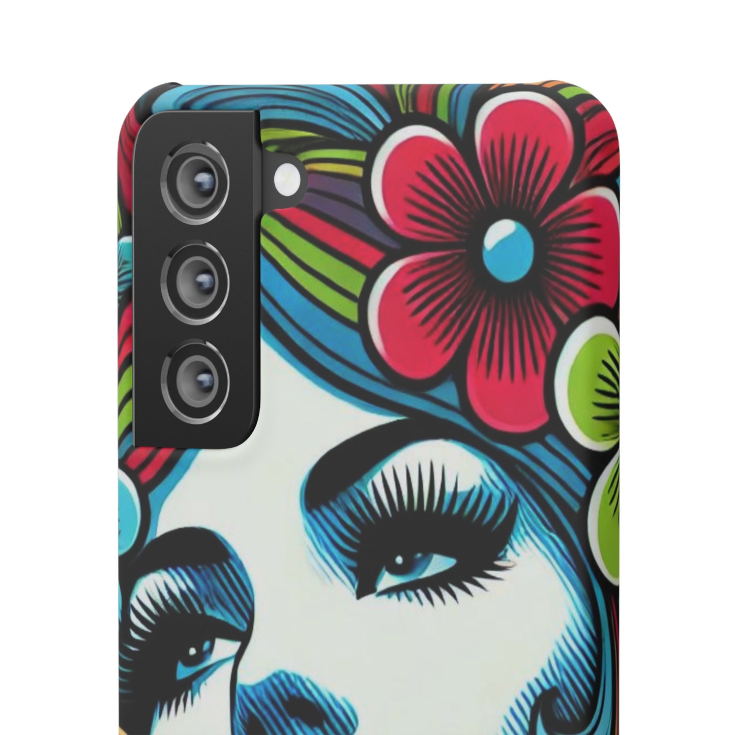 Psychedelic Flower Power Pop Art Snap Phone Case