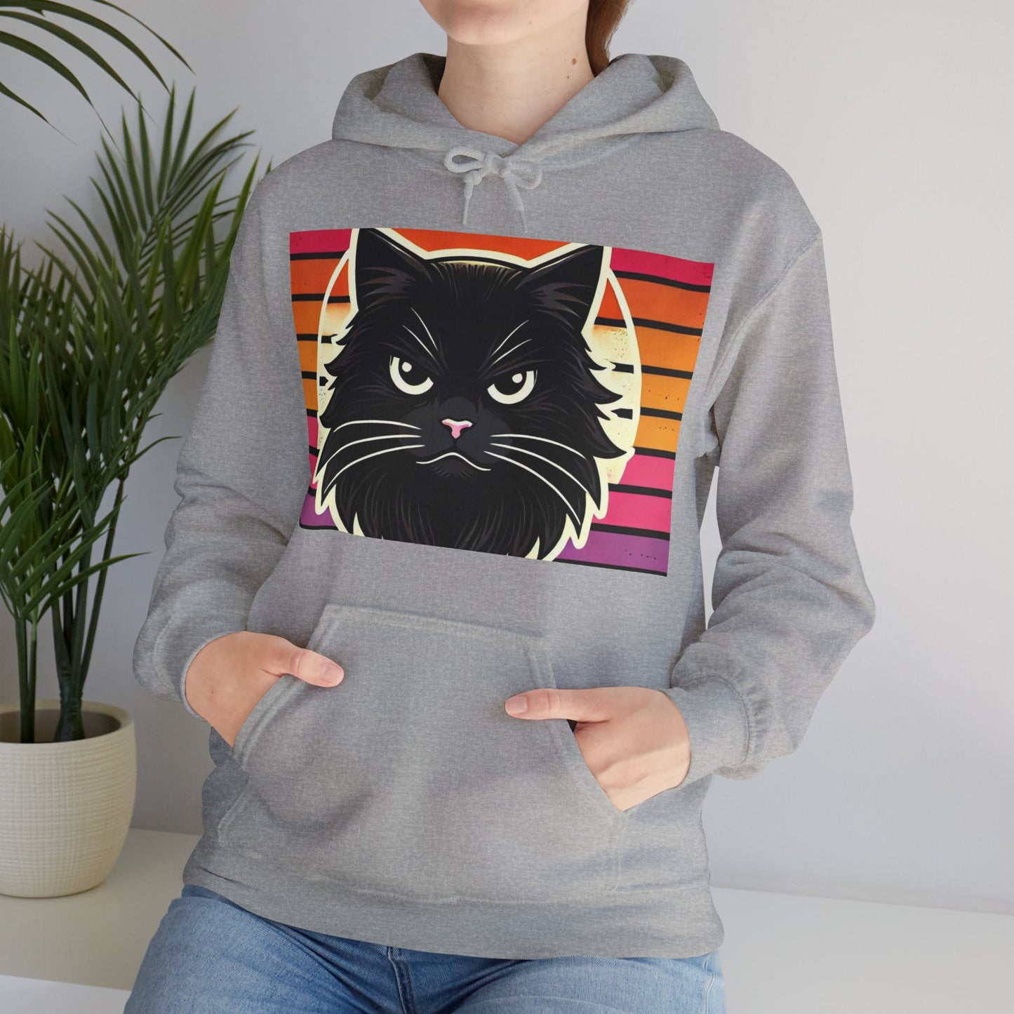 Grumpy Cat Hooded Unisex Sweatshirt - Hoodie