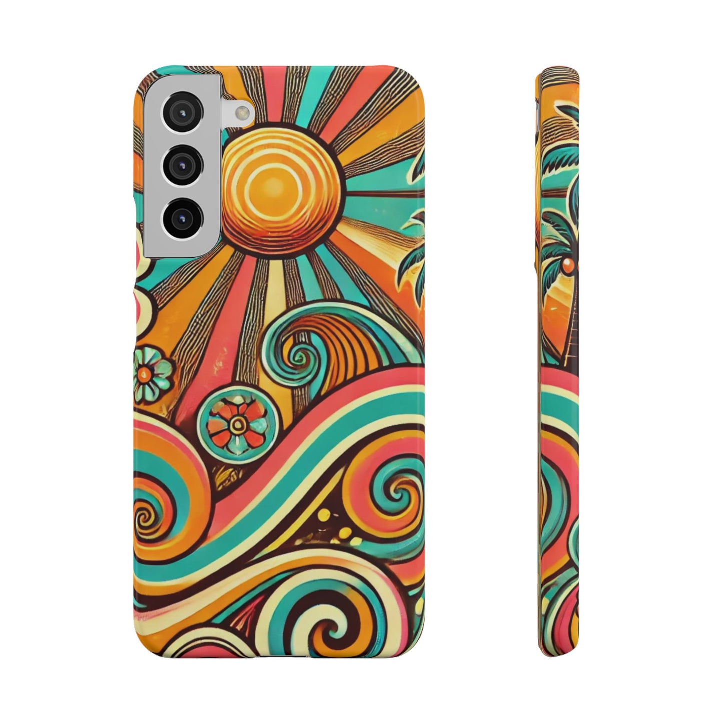 Groovy Sunburst Snap Phone Case