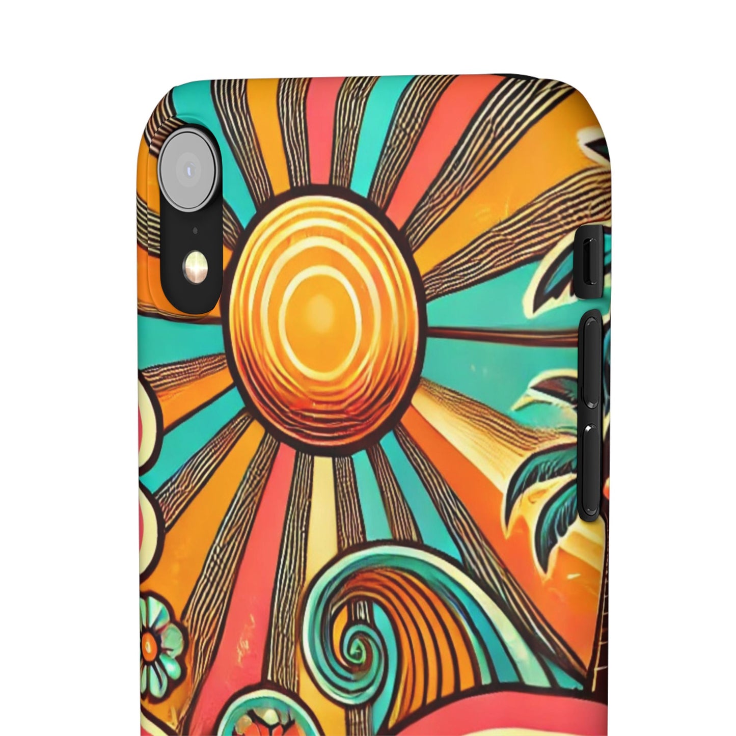 Groovy Sunburst Snap Phone Case