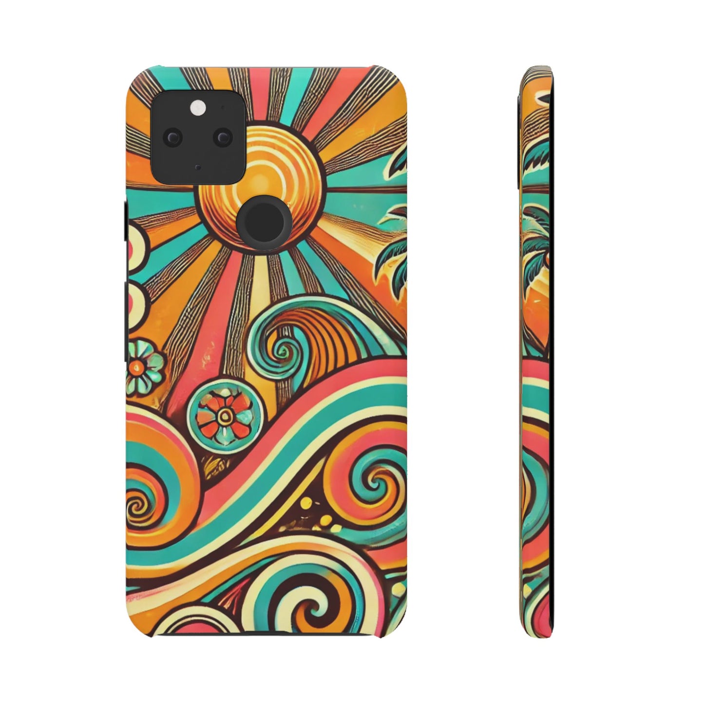 Groovy Sunburst Snap Phone Case