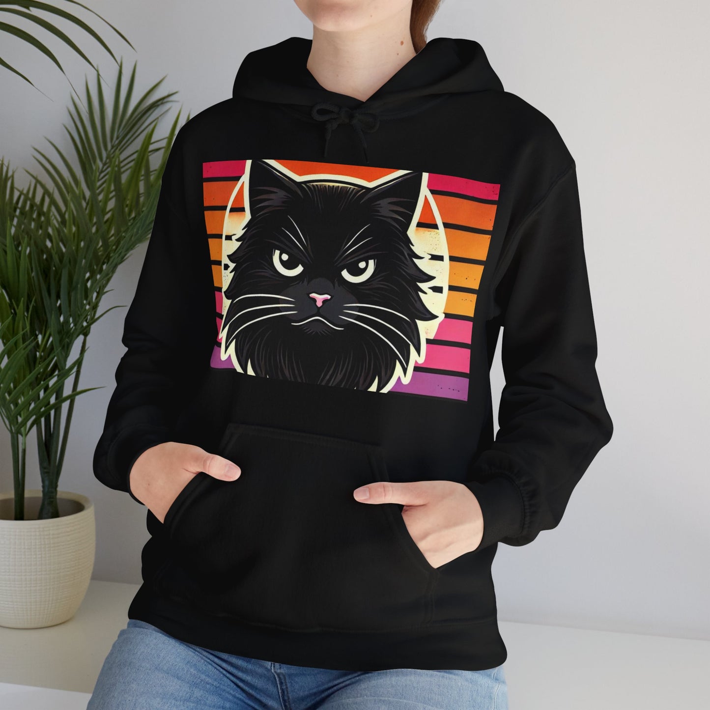 Grumpy Cat Hooded Unisex Sweatshirt - Hoodie