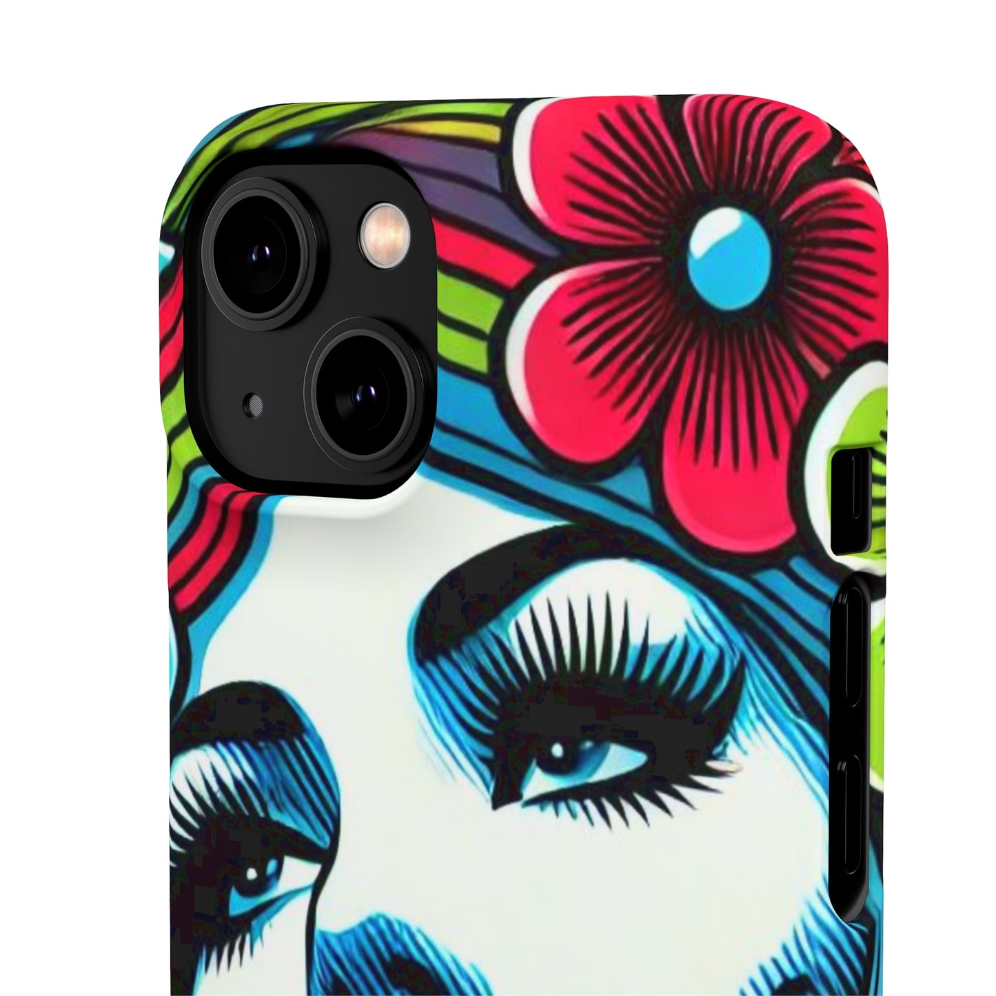 Psychedelic Flower Power Pop Art Snap Phone Case