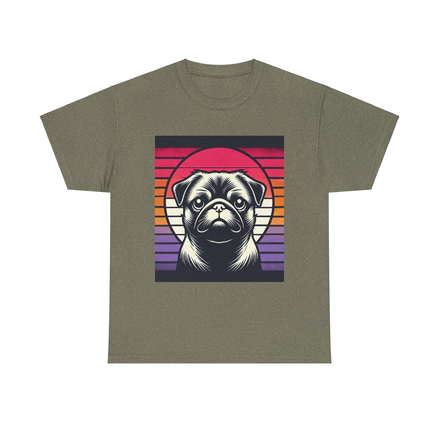 Retro Silhouette Tee - Pug