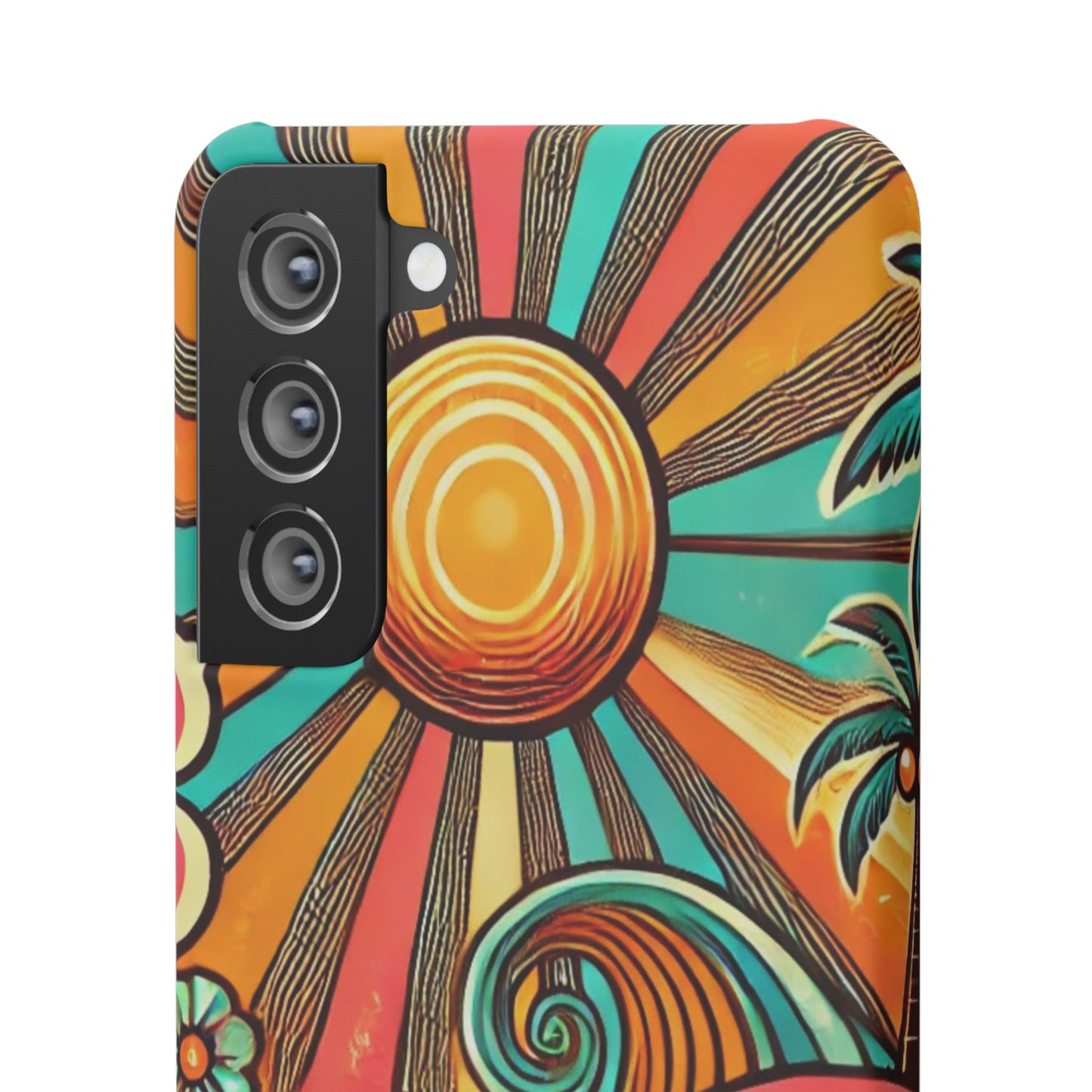 Groovy Sunburst Snap Phone Case