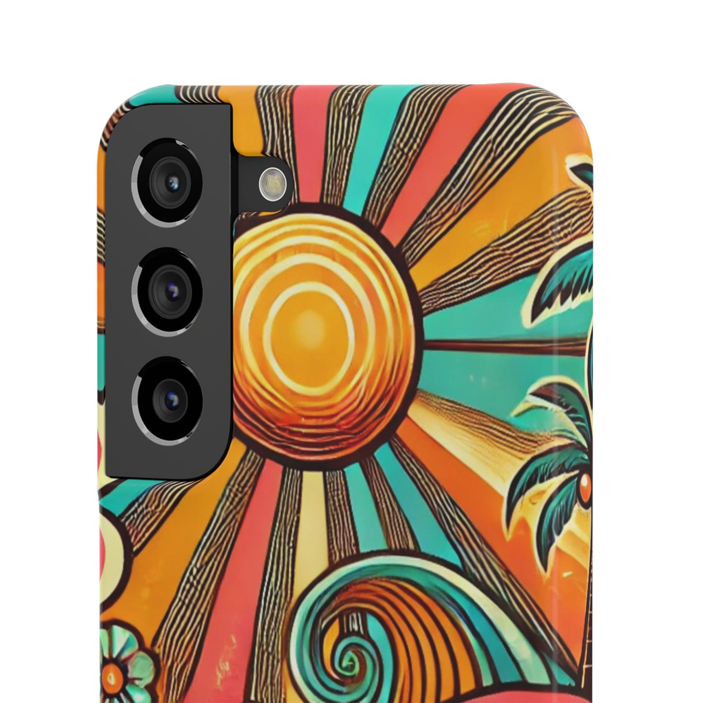 Groovy Sunburst Snap Phone Case