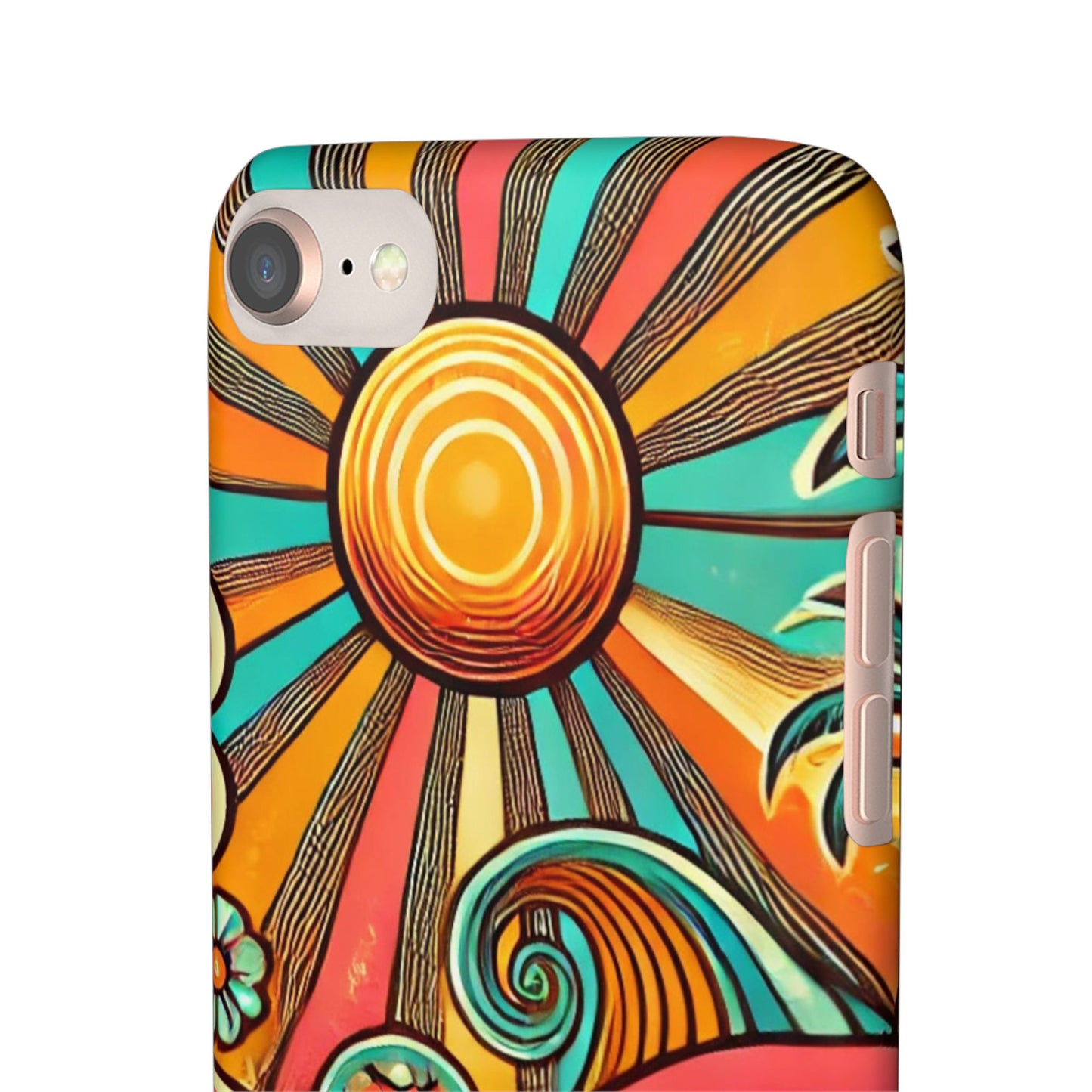 Groovy Sunburst Snap Phone Case