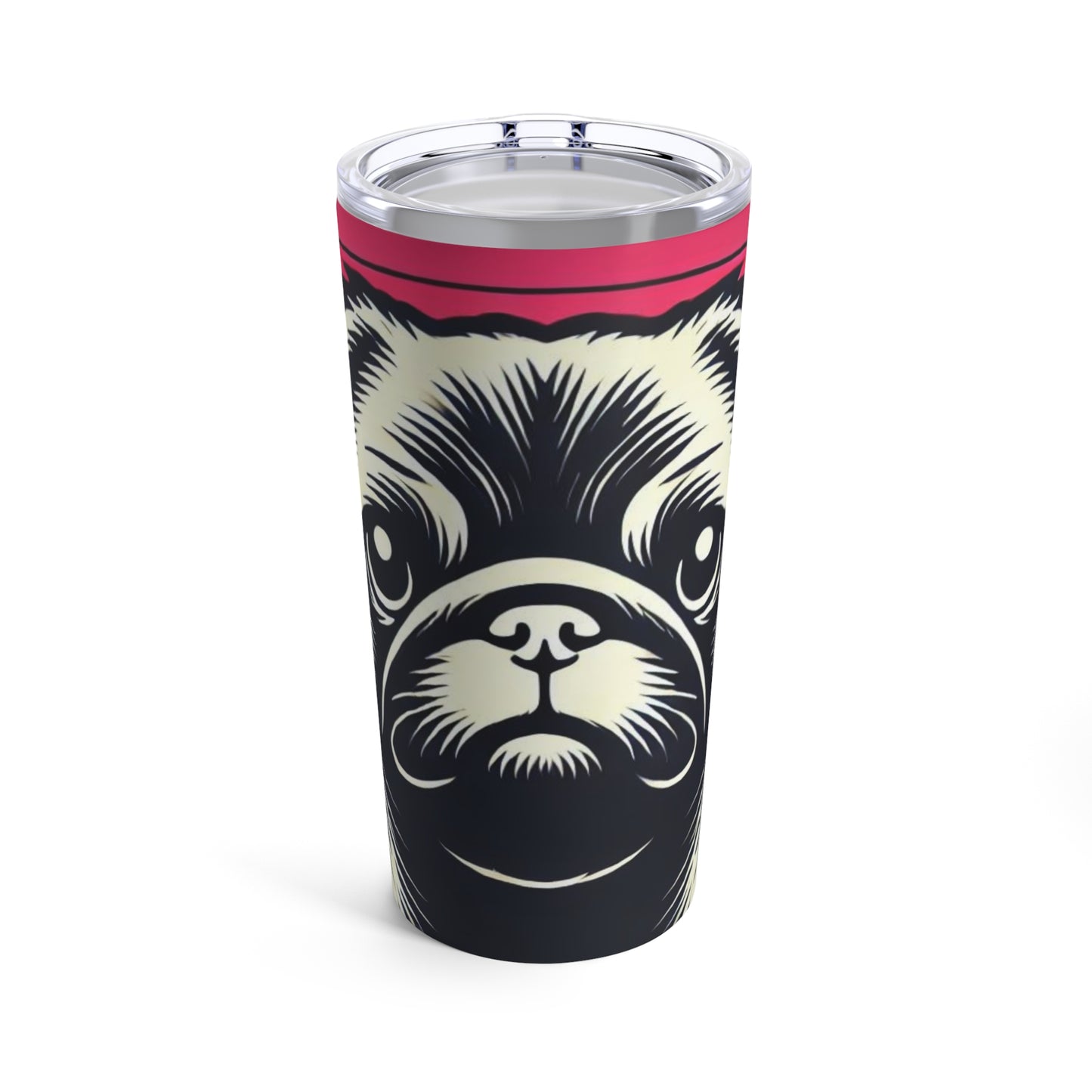 Retro Silhouette Pug 20oz Tumbler