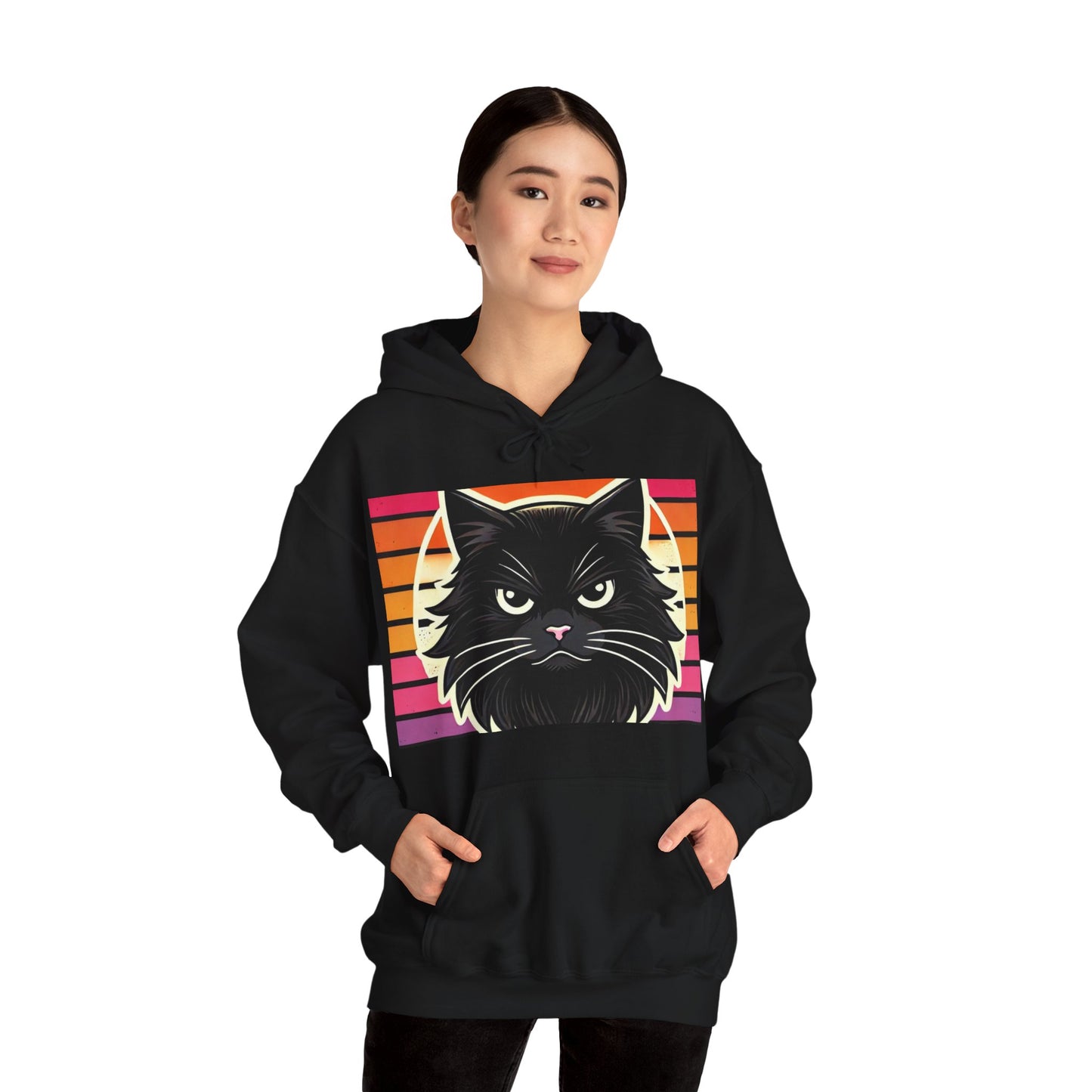 Grumpy Cat Hooded Unisex Sweatshirt - Hoodie