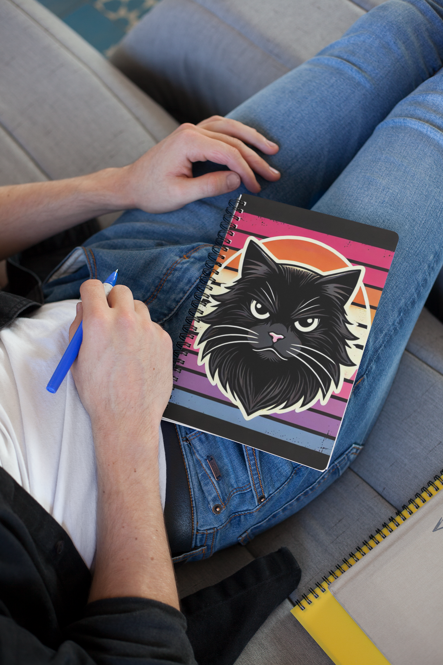 Grumpy Cat Spiral Notebook - Ruled Line