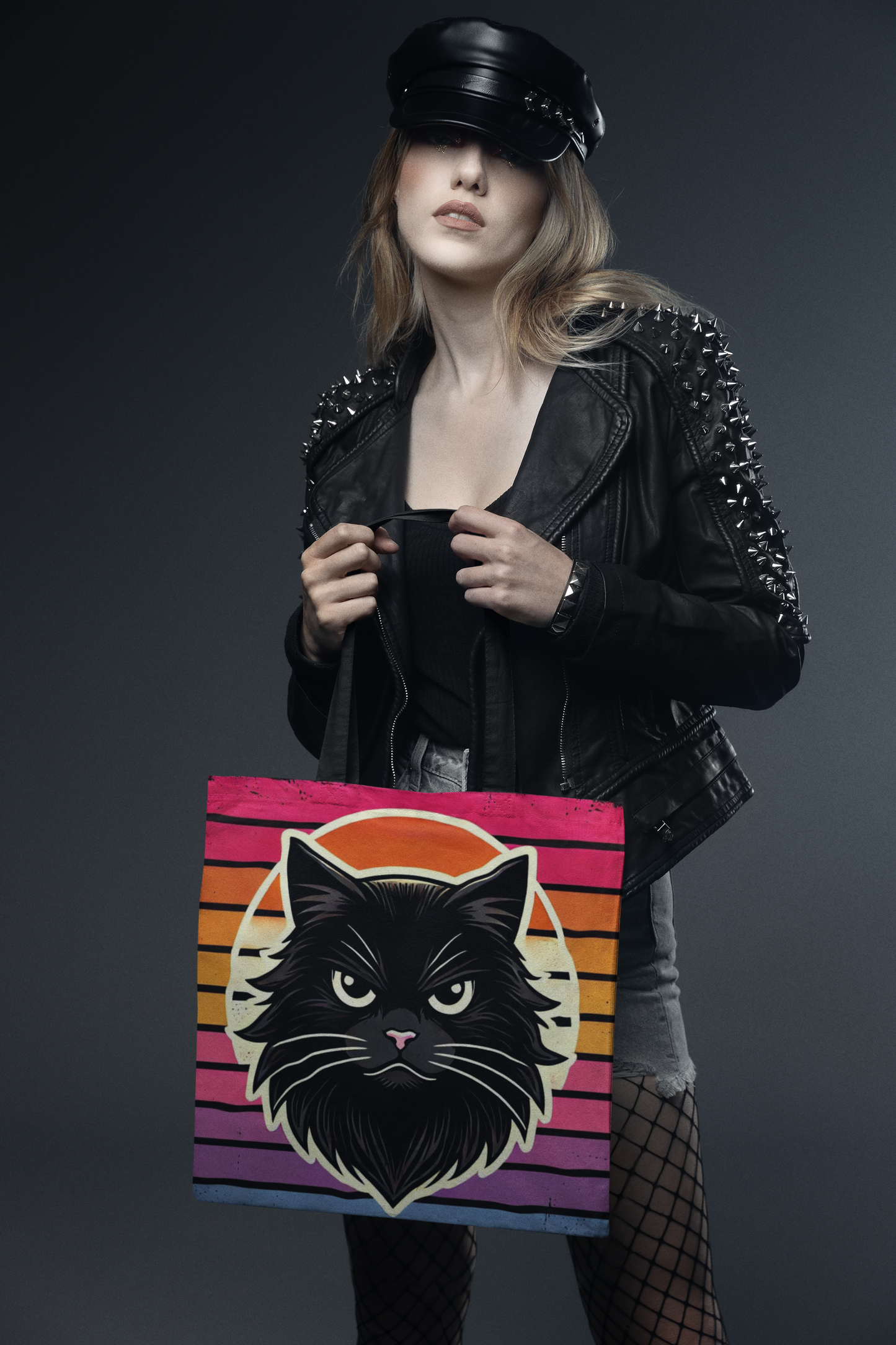 Grumpy Cat Tote Book Bag - 13" x 13"